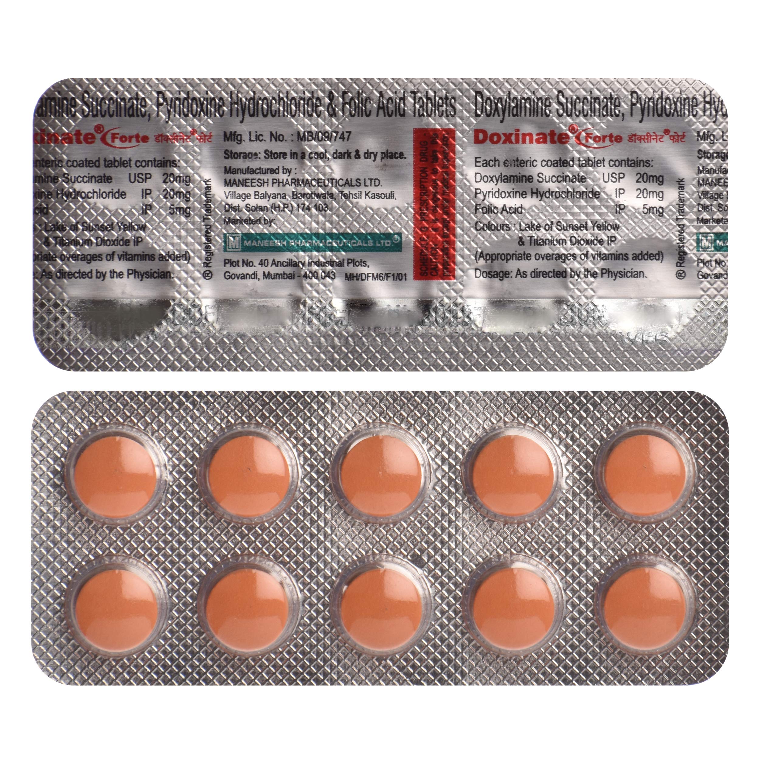 Doxinate Forte - Strip of 10 Tablets
