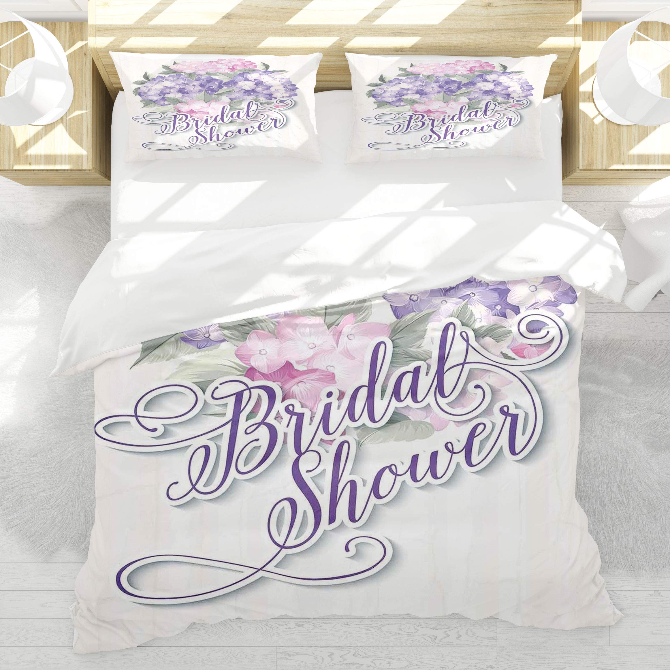 Housse de couette mariée romantique shabby chic pour une chambre à l'esprit cottage