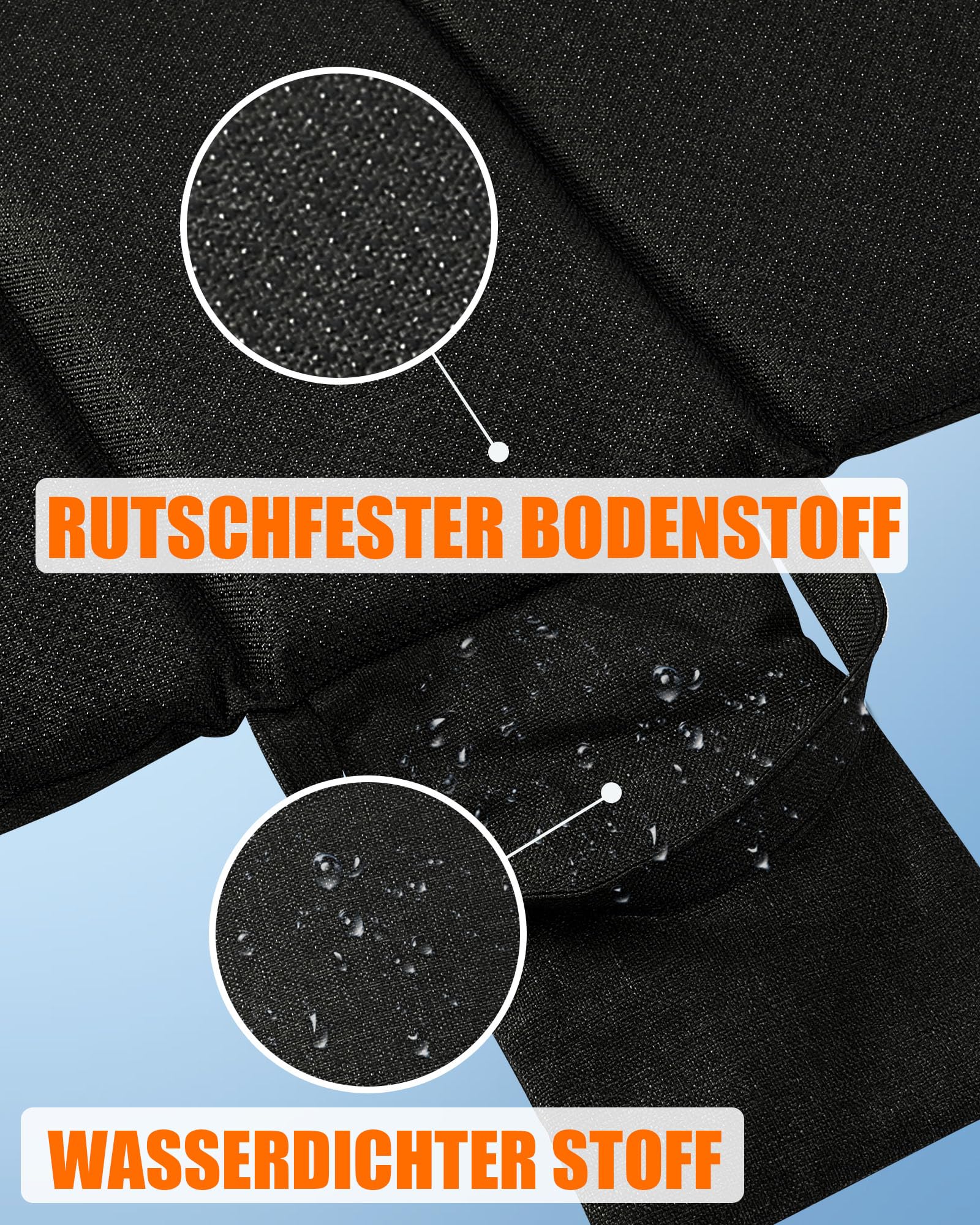 Beheizbares Sitzkissen mit 10000mAh Akku - USB Wiederaufladbar Heizkissen Faltbar Tragbar für Büro Tribüne Stadion Mit Aufgerüstetem Heizelement