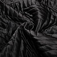 Vista 2 de NTBAY - Juego de cama de satén con patrón geométrico