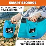 MalloMe Hamac de camping avec paillettes - Hamacs extérieurs lourds 1 & 2 Deux personnes double hammam - Amacas Hamacas Para Adultos & Enfants Backpacking Arbre Hamock Hammok Hamic Petit Grand