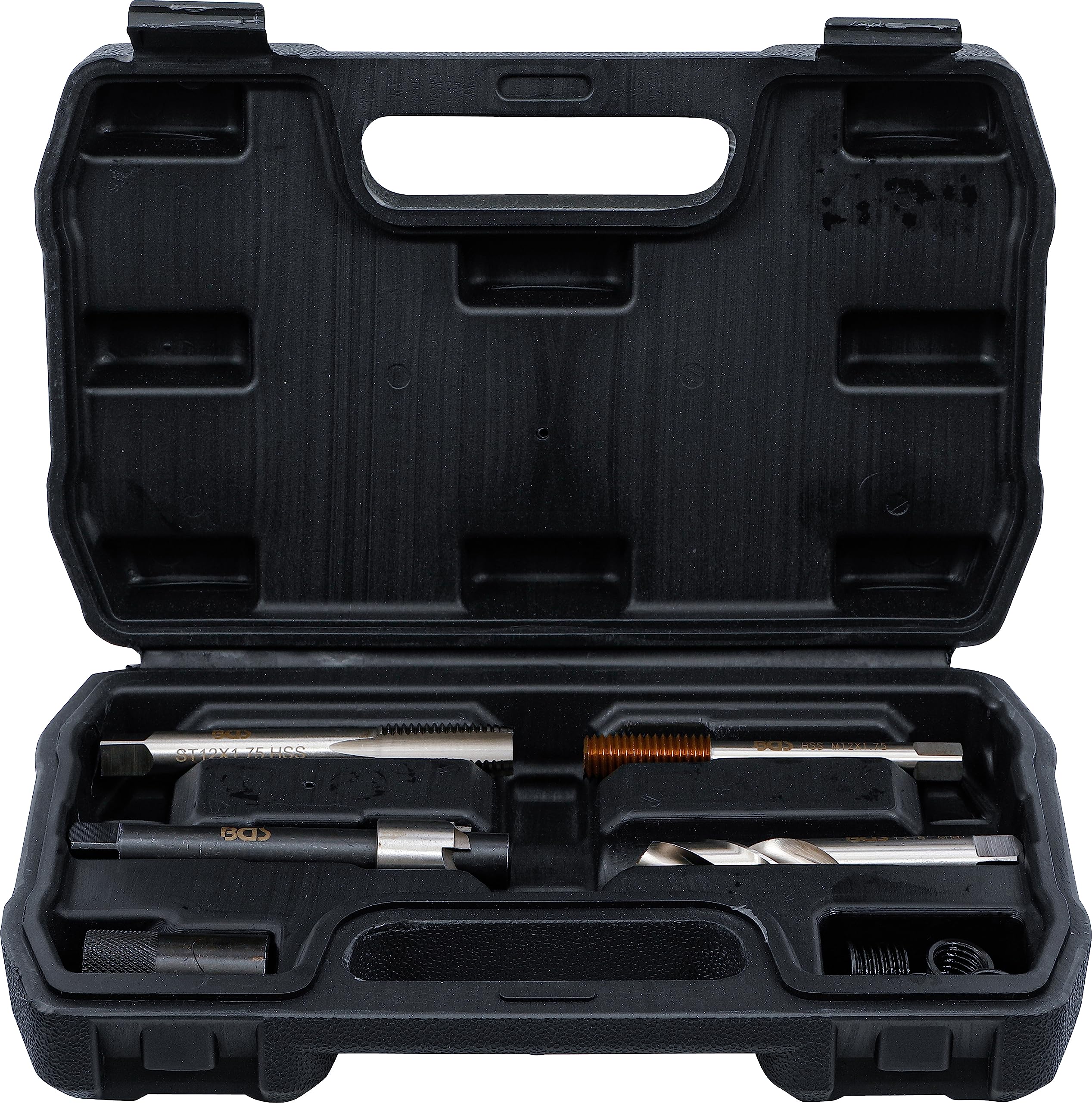 BGS 74243 | Kit di riparazione per filettatura scarico olio | per coppe dell'olio in alluminio | M12 x 1,75 mm