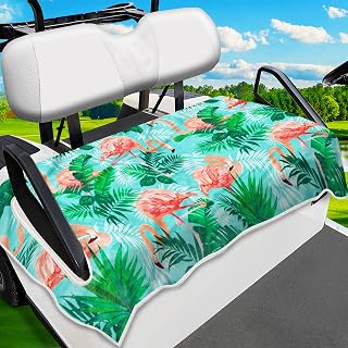Golf Cart Seat Covers, Unique Golf Cart Seat Towel Blanket for All EZGO, Yamaha, Club Cars, Icon and More Cart Front Seat, 100% Microfiber Keeps Seat Cool and Comfortable, 51'' x 31''