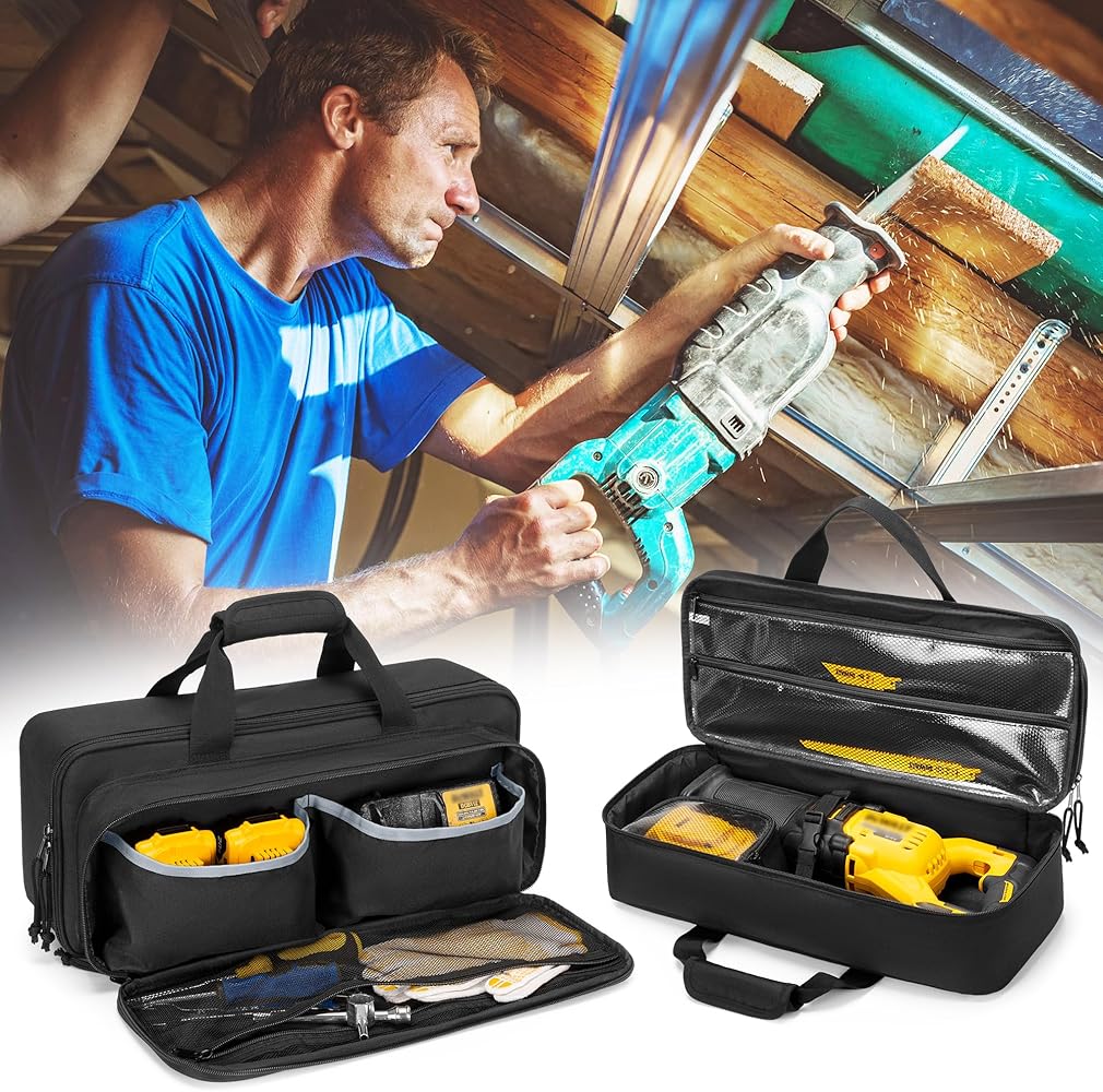 Rexmica Carrying Case Compatible with DEWALT 20V/60V Max Cordless