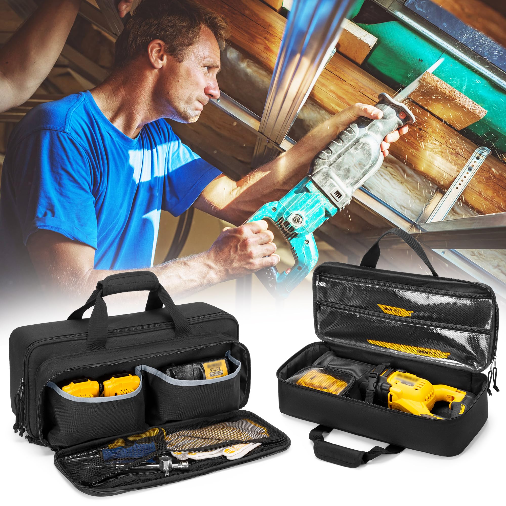DEWALT Reciprocating Saw Carrying Case - Rexmica -8