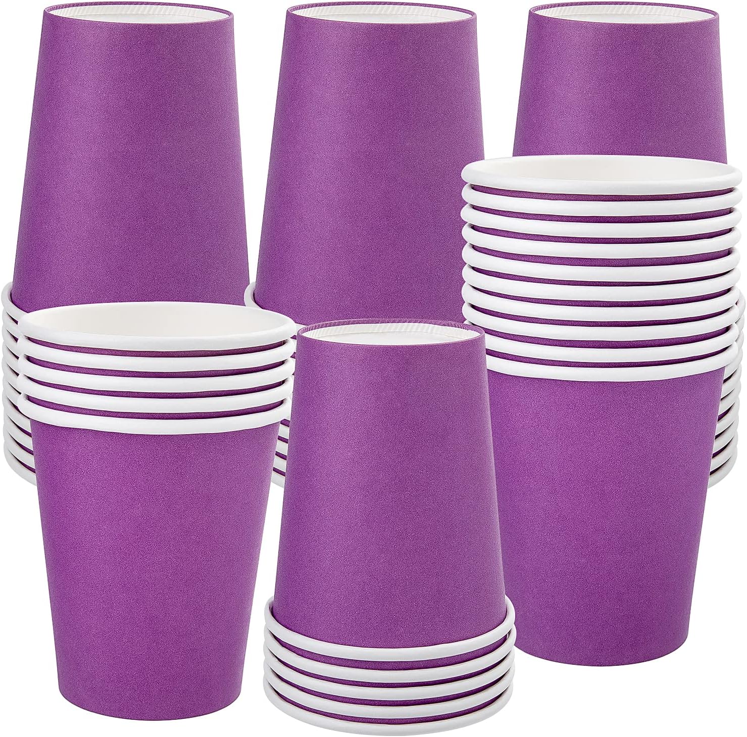 Amazon.com: Lovely Pink Solid Paper Cups - 9oz. Pack of 14 – Premium ...