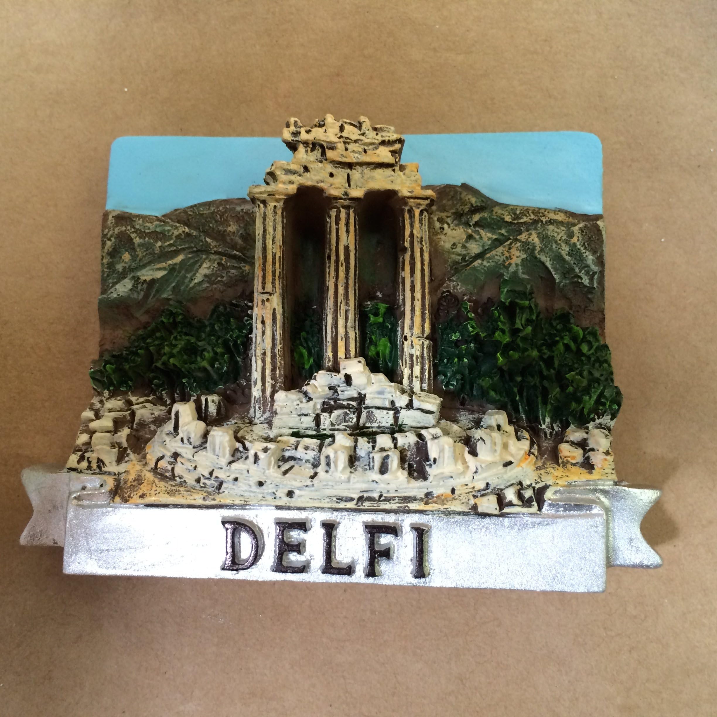 Greece Delfi 3D Poly Resin Fridge Magnet
