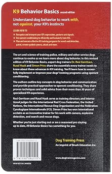 K9 Behavior Basics: A Manual for Proven Success in Operational Service Dog Training (K9 Professional Training Series)