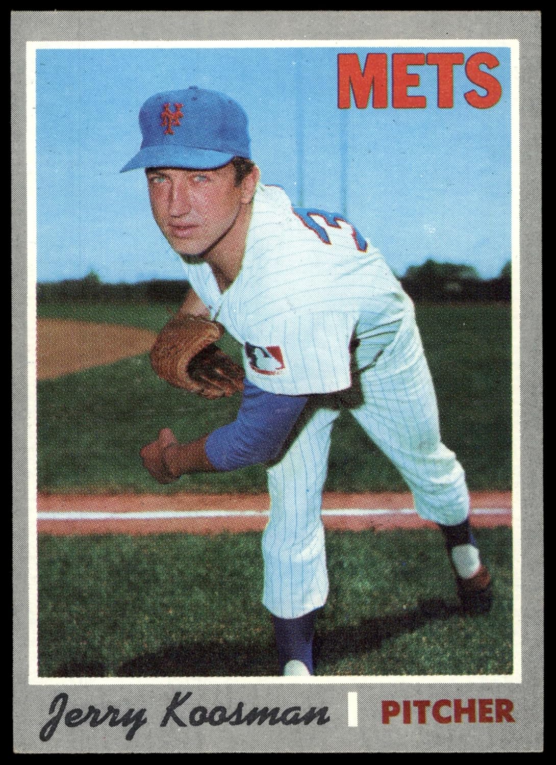 1970 Topps #610 Jerry Koosman New York Mets (Baseball Card) NM Mets