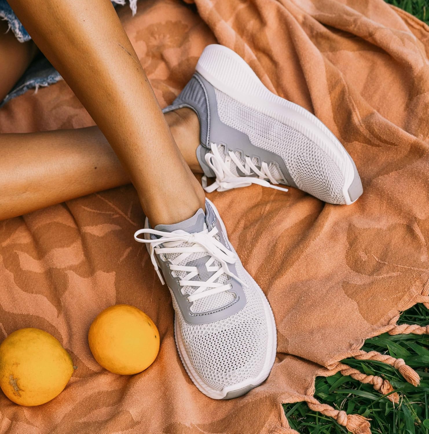 OLUKAI Island Hopper Women's Sneakers, Travel Ready & Versatile Athletic Shoes, Soft & Breathable Knit Fabric, Drop-in Heel Design