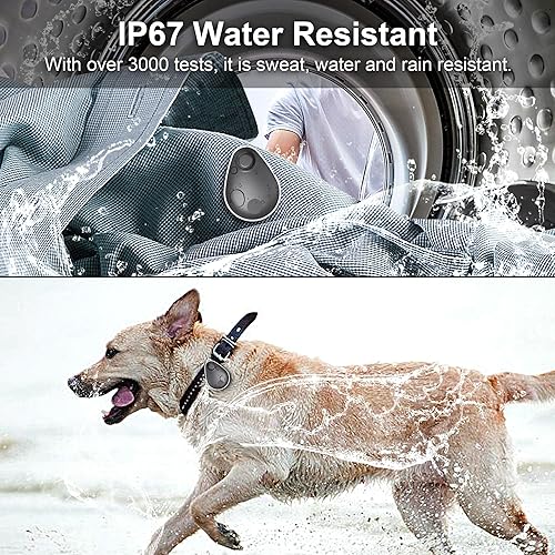 Miniatura 4 de Utag - Rastreador GPS para niños, paquete de 2 unidades, rastreador Bluetooth funciona con Apple Find My (solo iOS), impermeable, modo perdido, sin