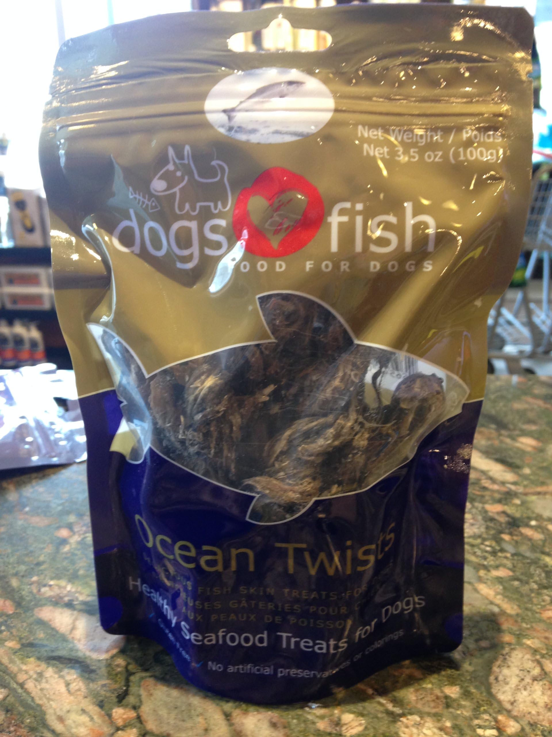Dogs Love Fish Jerky Ocean Twist 3.5oz