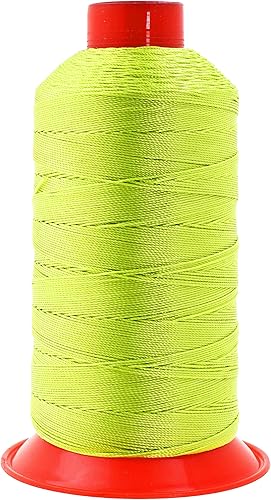 Miniatura 60 de Mandala Crafts Hilos de coser resistentes de nailon consolidado, hilo para tejer jeans de cuero, hilos de tapicería marina al aire libre, Beige