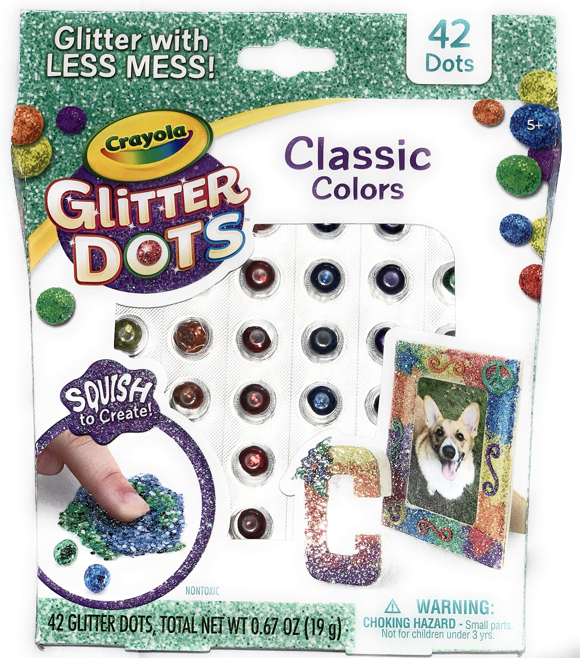 Crayola Glitter DOTS Classic Colors