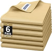 Vista 22 de HOMERHYME Paño de limpieza de microfibra para vidrio, paquete de 12 paños de limpieza de ventanas, paños de pulido reutilizables sin pelusas ni