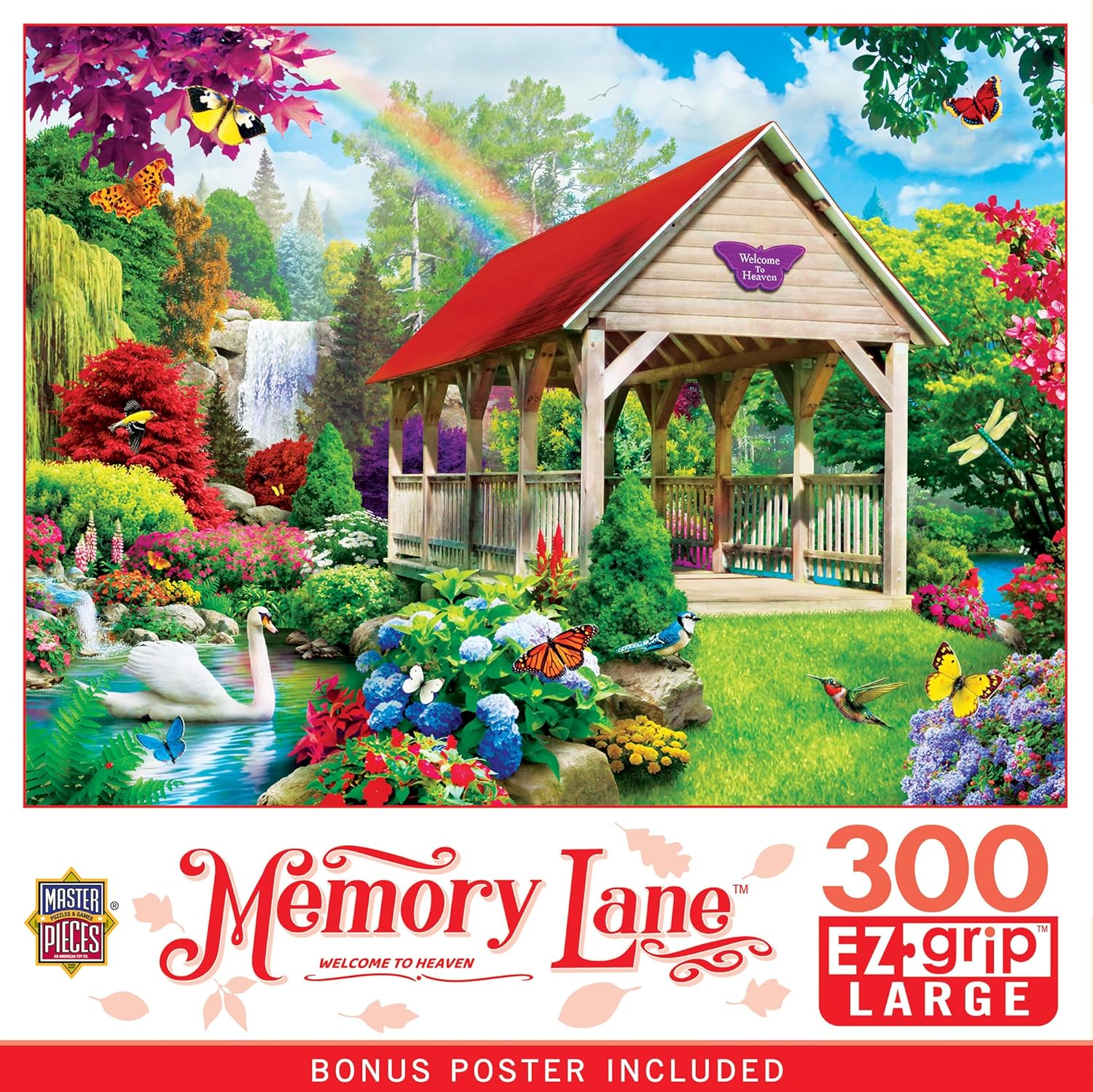 Masterpieces 300 Piece EZ Grip Jigsaw Puzzle - Welcome to Heaven - 18"x24"