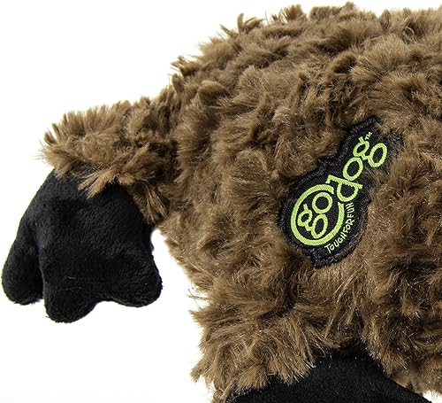 Vista 108 de goDog Checkers Just for Me - Juguete chirriante afelpado para perro, con tecnología Chew Guard, diseño de cerdo flaco, color rosa, tamaño miniatura