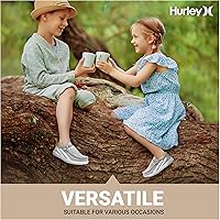 Vista 3 de Hurley Melky - Zapatos de lona para niños y niñas, mocasines con cordones
