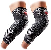 Vista 14 de Rodilleras de compresión: McDavid Hex Par de rodilleras de compresión hexagonales para baloncesto, voleibol, levantamiento de pesas y más