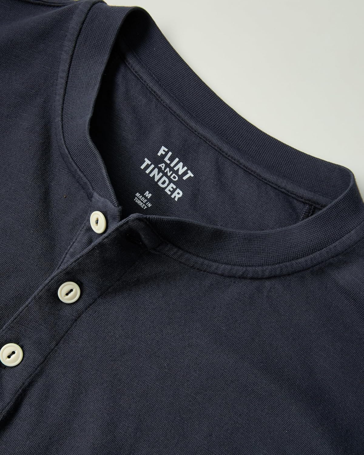 Huckberry Flint and Tinder The Vintage Slub Long Sleeve Henley, Mens Shirt - Image 4