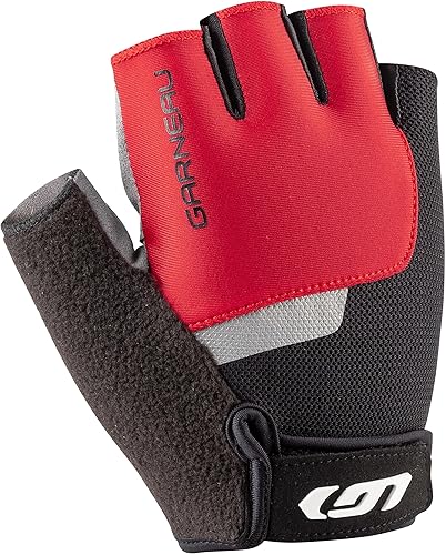 Garneau Men's Biogel Rx Bike Gloves Half-Finger Cycling Gloves for Men Shock-Absorbing Pad Breathable & Lightweight