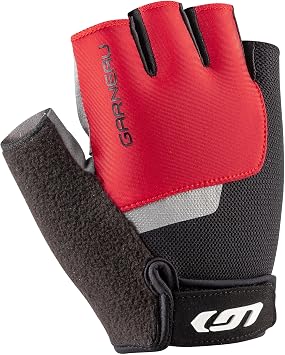 Garneau Mens Biogel Rx Bike Gloves | Half-Finger Cycling Gloves for Men | Shock-Absorbing Pad | Breathable & Lightweight