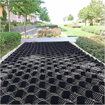 Outdoor Garden Yard Driveway Honeycomb Gravel Grid, Permeable Gravel Stabilizer Grid - 5cm/2 Inch Depth, for Driveway/Parking Lots/Landscaping Garden Size 3x10m10x33ft