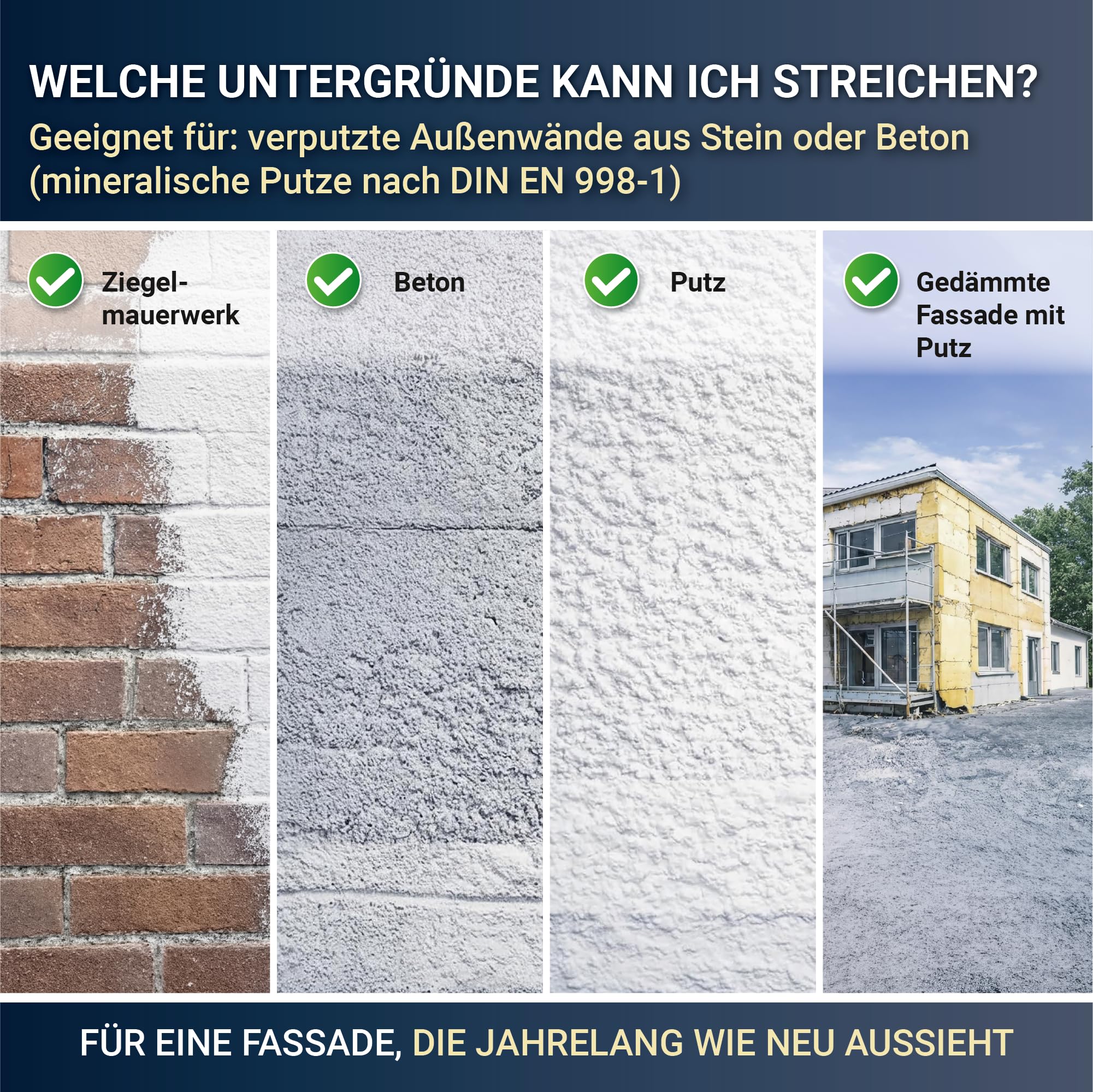 derendo Silikonharz Fassadenfarbe Terracotta ULTRA Wetterschutz Aprikose 5 l aussen Fassade Silikonharzfarbe mit Abperleffekt Lotus Blatt Fassadenschutz Schmutzabweisende Silikonharzbeschichtung