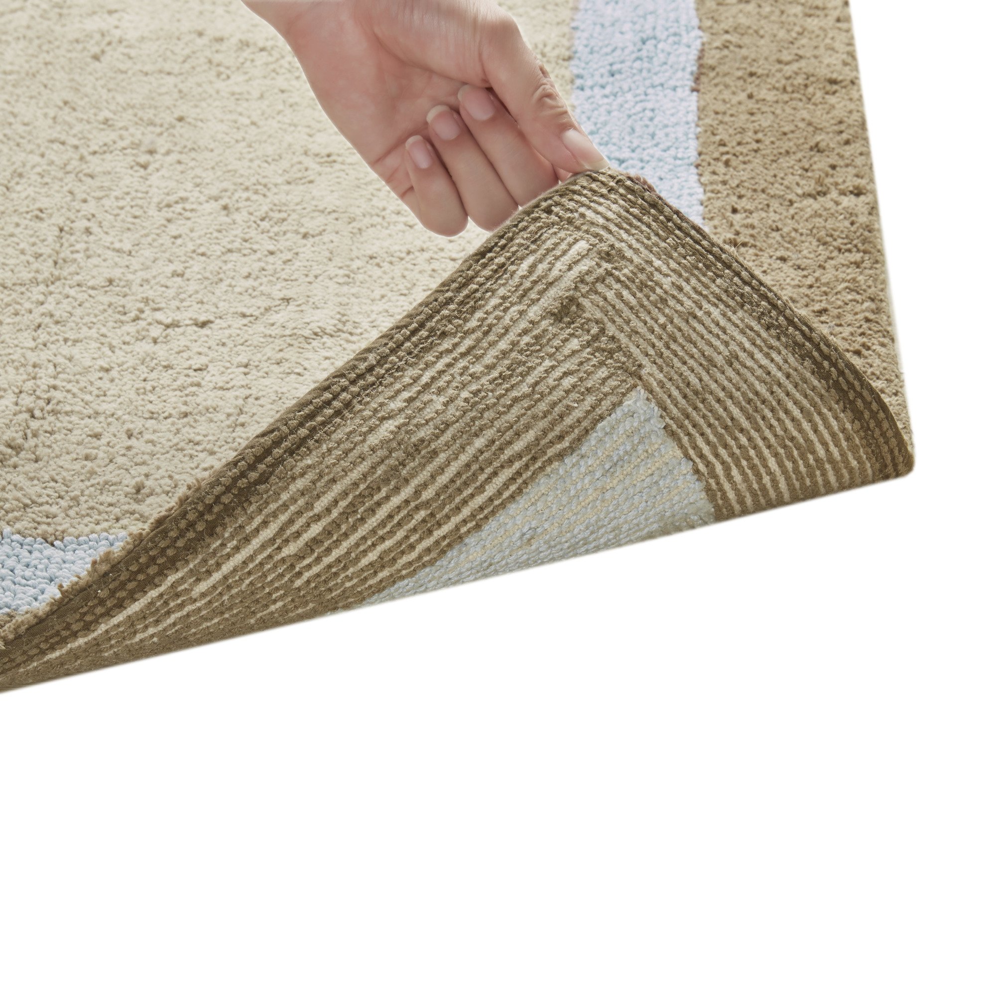 Madison Park Amherst Bathroom Rugs Room Décor 100% Cotton Tufted Ultra Soft Non-Slip, Absorbent Quick Dry Bathtub Mats, 24x60 - Image 4