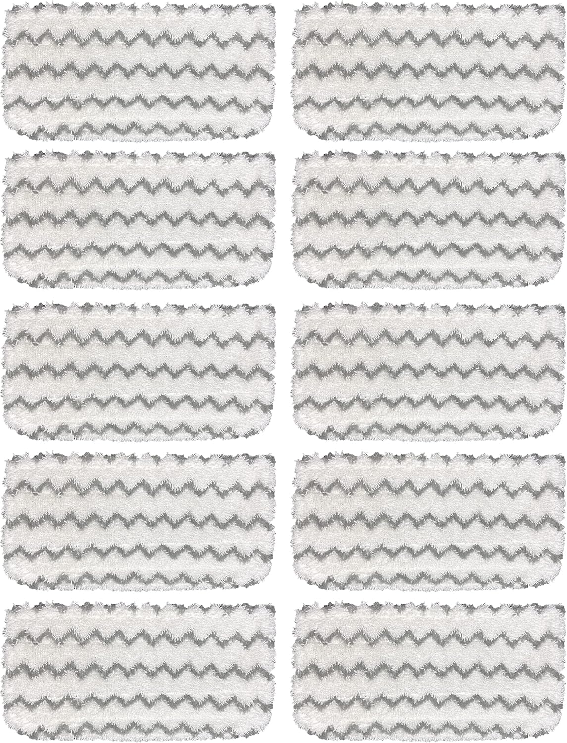 10 Pack Shark Steam Mop S1000 S1000A S1000C S1000WM S1001C Pads Set Washable Replacement Microfiber Mop Pads…