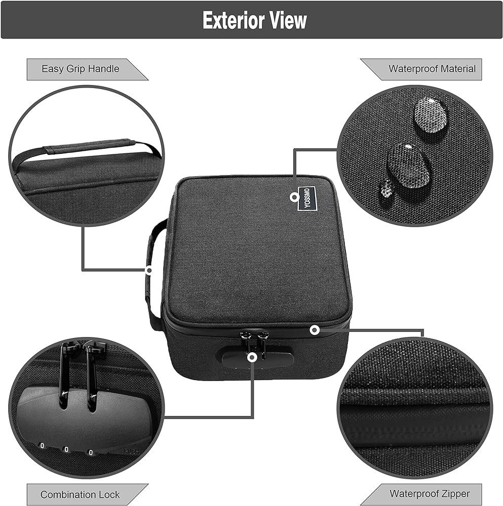 Amazon.com: PODAHO Extra Large Cosmetic Bag with 9 PCS