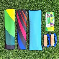 Vista 5 de Mint's Colorful Life - Cometa Delta para niños y adultos, cometa extremadamente fácil de volar, las mejores cometas para principiantes