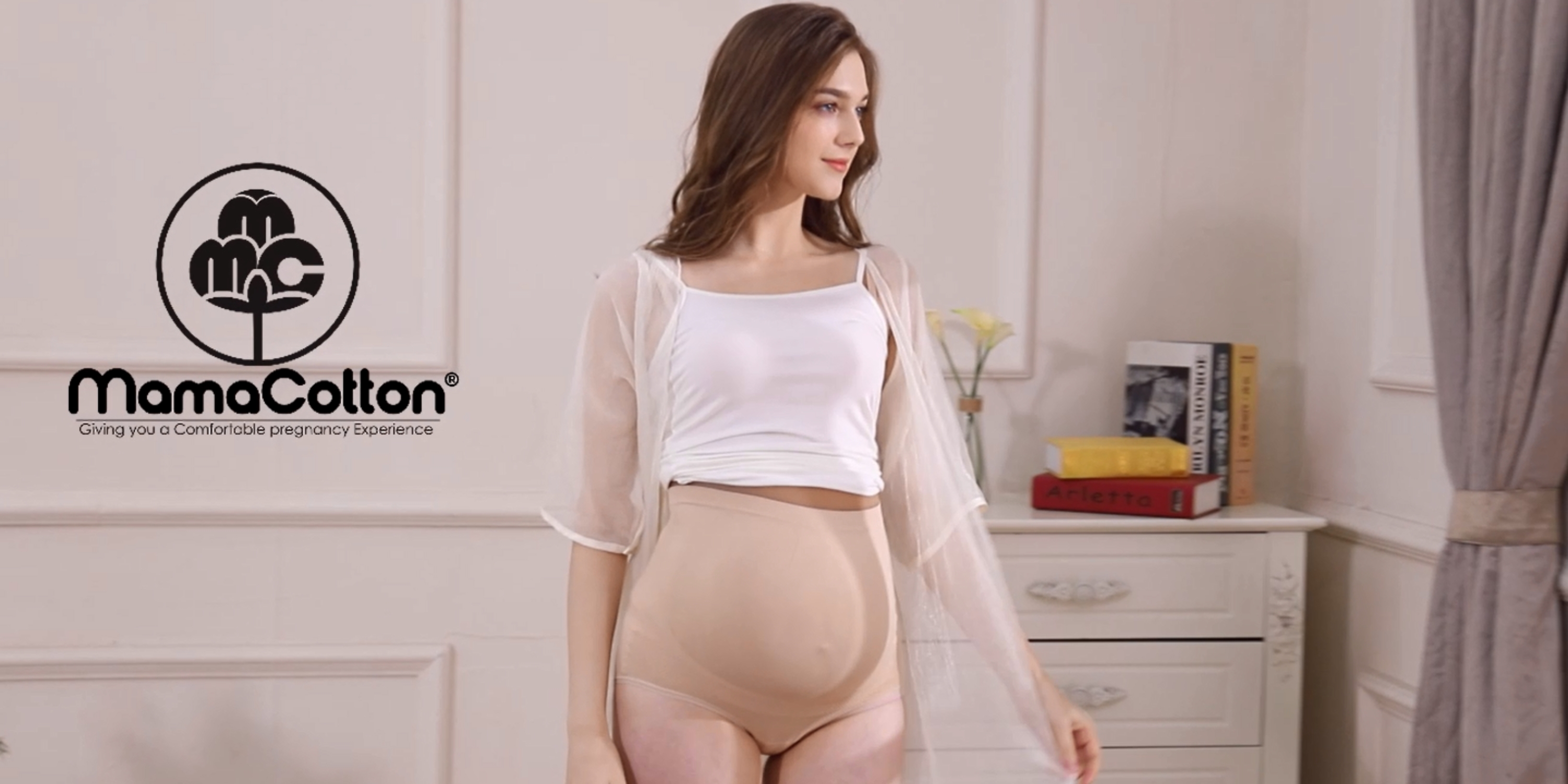 Mama Cotton Mutande Donna Vita Alta Senza Cuciture – Pacco Da 3, Intimo Seamless Traspirante In Cotone, Perfetto Per Maternità E Pelle Sensibile