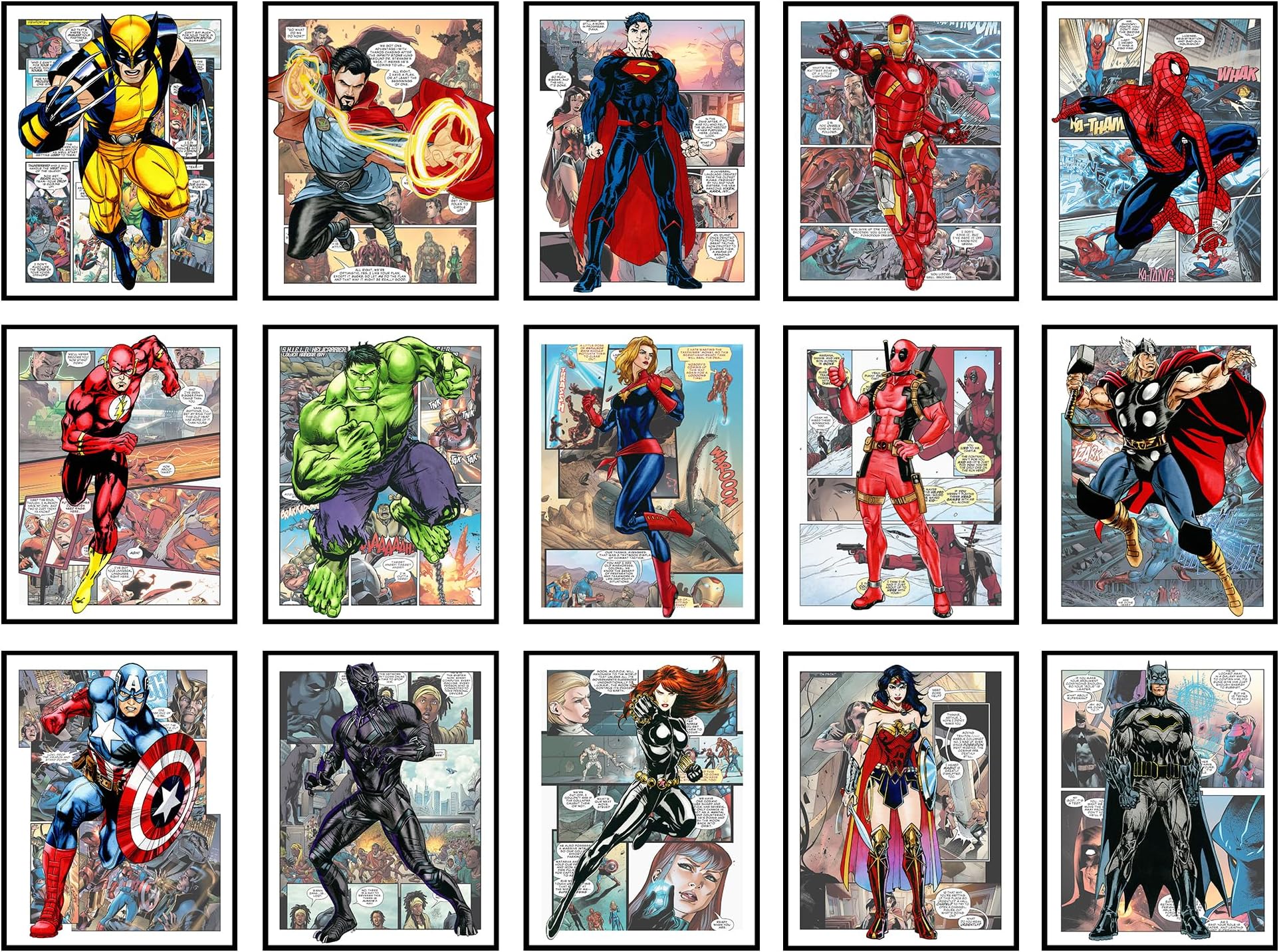 Amazon.com: Trends International DC Comics The Lineup Wall Poster, 34L ...