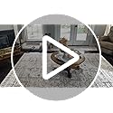 Area Rugs 5x7 Washable Area Rugs for Living Room- Ultra Soft Non-Shedding Faux Wool Bedroom Rug Grey Vintage Print Rugs Non Slip Dining Room Rugs Large Floor Carpet for Farmhouse Home Office