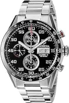 Amazon.co.jp: タグホイヤー カレラ 100M キャリバー16 デイデイト