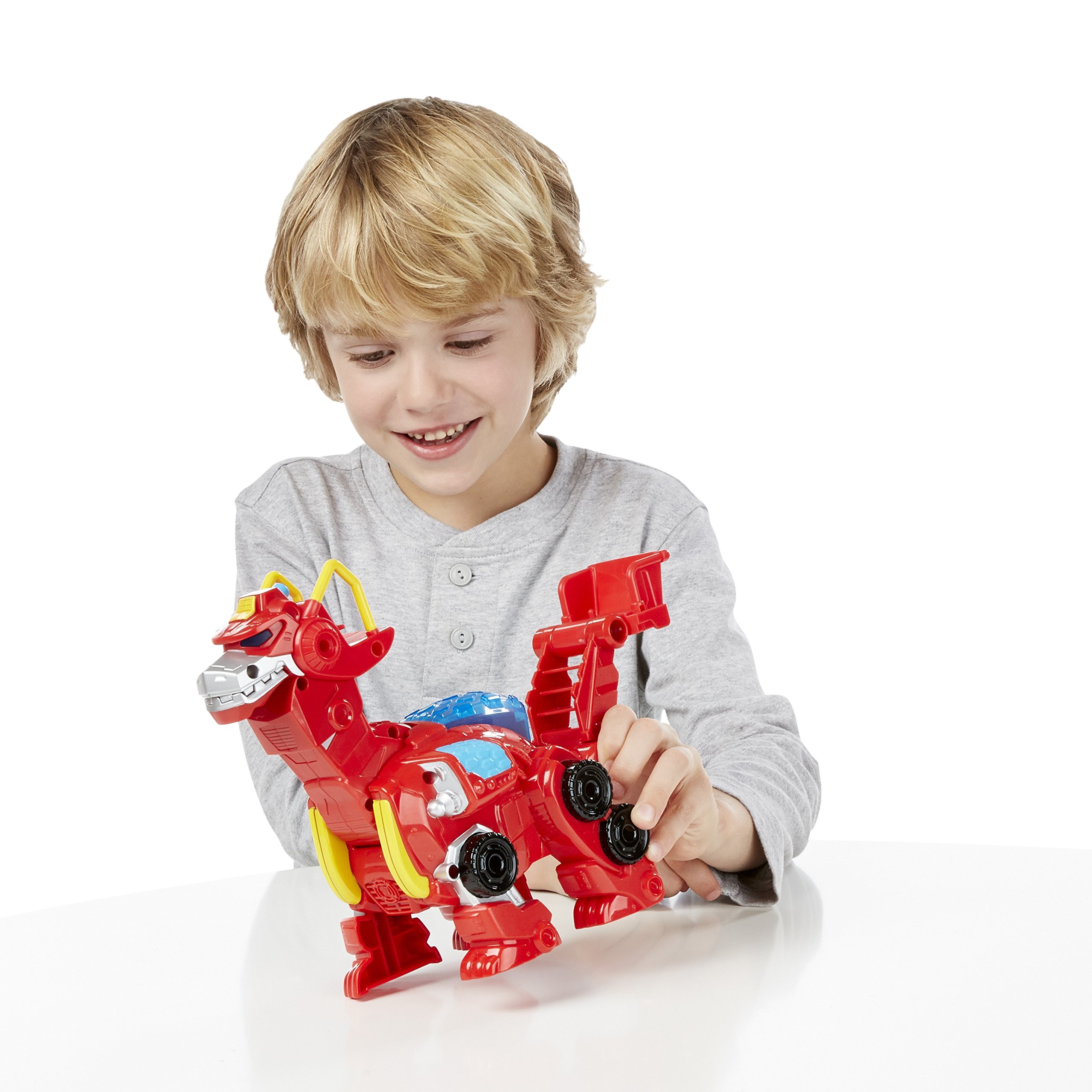 Playskool - A7027E240 - Giocattolo Prima Infanzia, Transformers 4 - L'era dell'estinzione, Pupazzetto Deluxe di Heatwave Dino