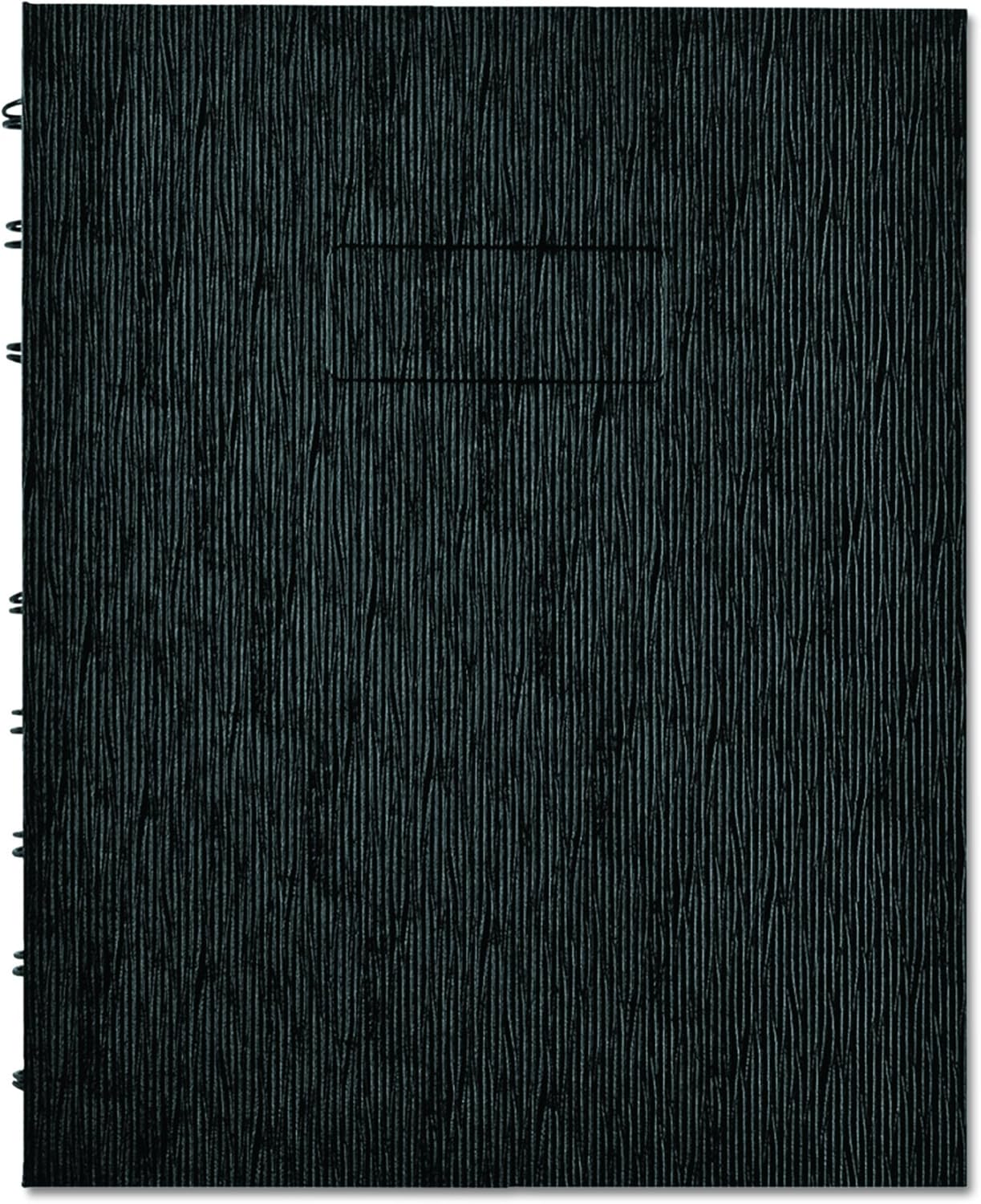 Blueline Rediform Ecologix Notepro Notebook, Indexing System, Black, 9.25 x 7.25 inches, 150 Pages (A7150E.BLK)