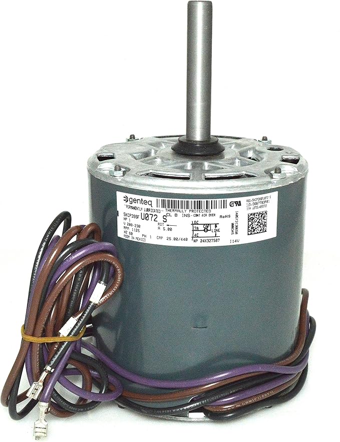 OEM Trane American Standard GE Genteq FAN MOTOR 1 HP 208230v