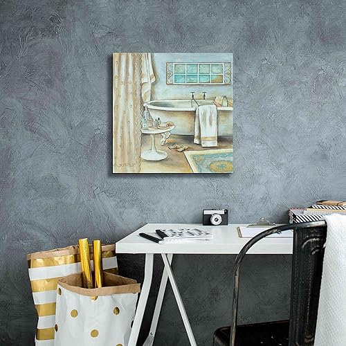 Miniatura 4 de Epic Graffiti 'Soft Bath I' by Jadei Graphics, Canvas Wall Art, 18"x18"