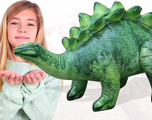 Miniatura 7 de Inflable Stegosaurus 46 pulgadas de largo Multicolor