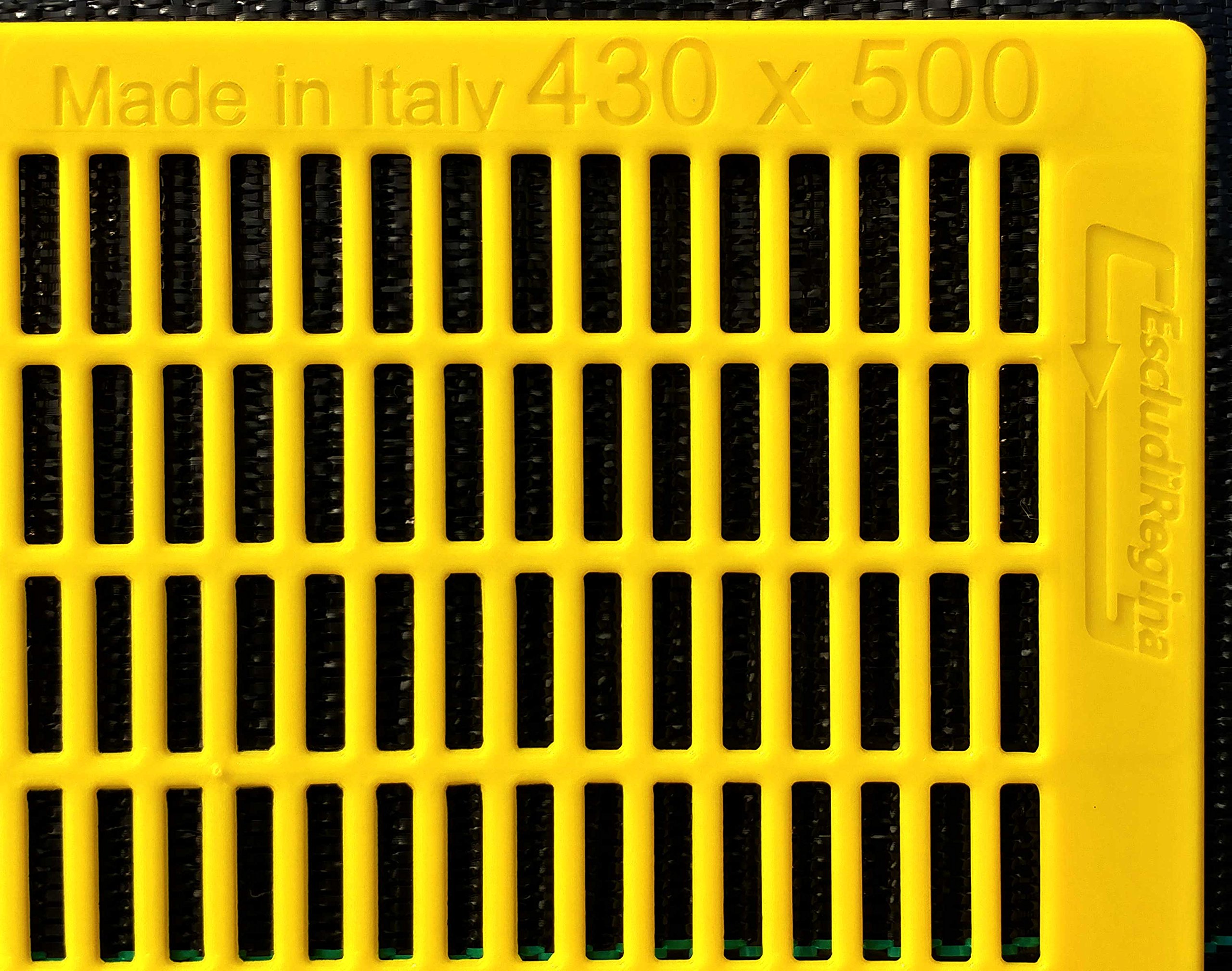 Agraria Ughetto Apicoltura ESCLUDI Regina in Plastica ItalyPro 43x50 Yellow | Stock 10 Pezzi | Made in Italy