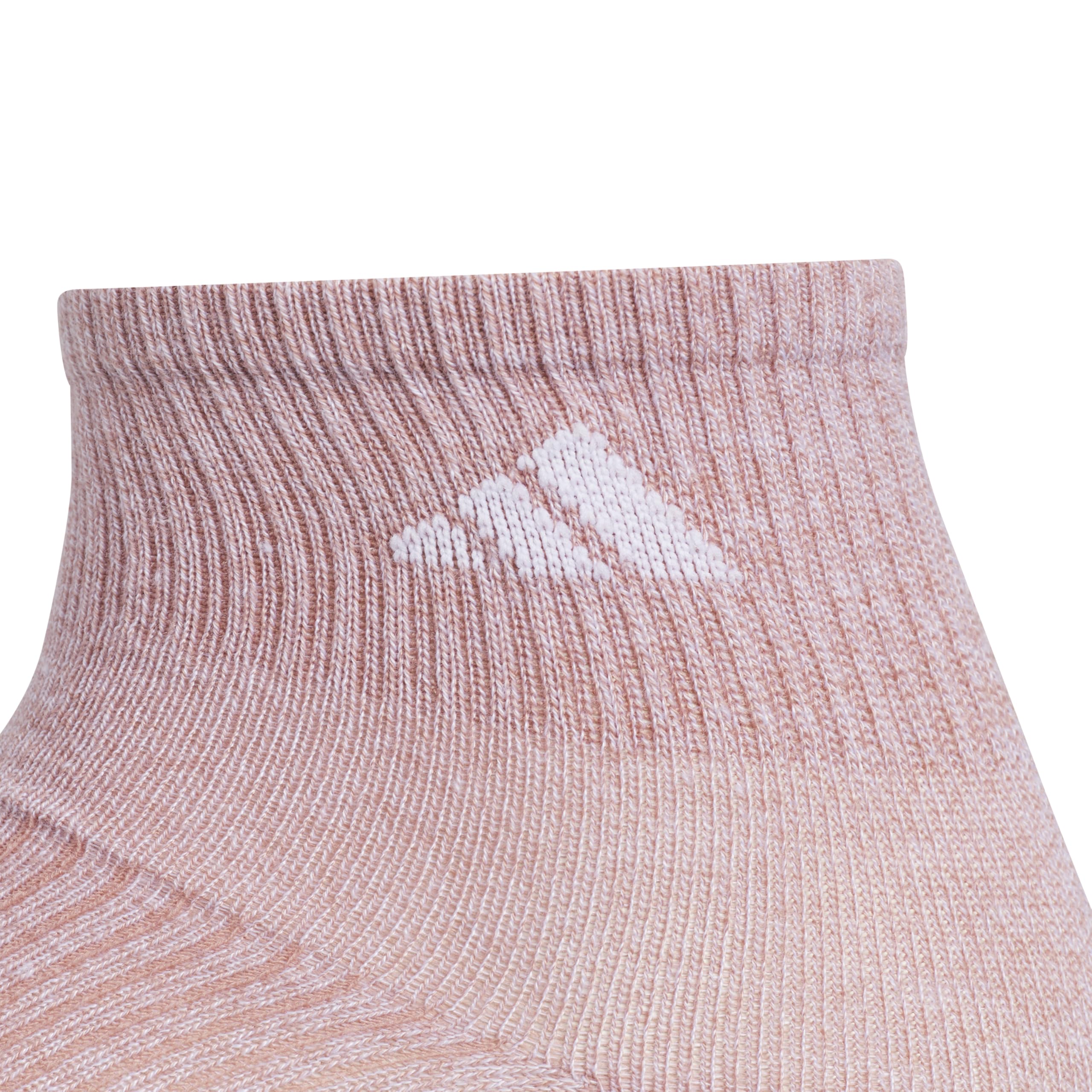 adidas Skarpety męskie do jednej czwartej (6 sztuk), Ciepła glinka róża/wspaniały beż/biały, Medium