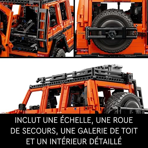 LEGO Technic Mercedes-Benz G 500 PROFESSIONAL Line Building Set, Model Car Kit for Adults to Build, Collectible 4X4 Off-Road Vehicle, Gift for Men, Women, Him or Her 42177 - 5