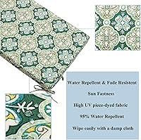 Vista 3 de FUNHOME Fundas de cojín para exteriores, 42 x 18 x 3 pulgadas, sin relleno. Fundas de cojín de repuesto para muebles de exterior, resistentes al