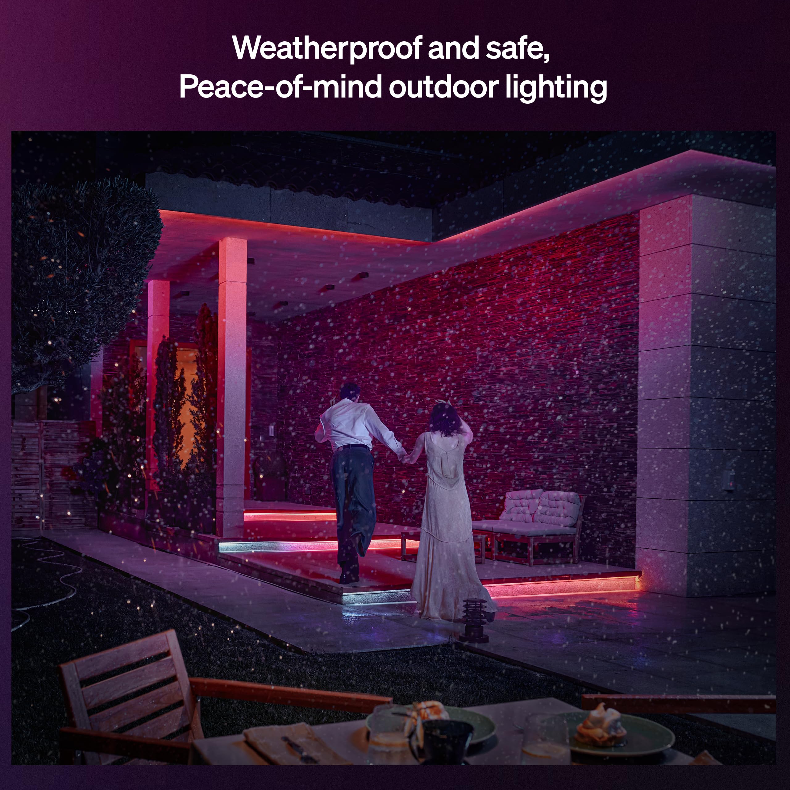 Amazon.com: Philips Hue Flux Outdoor 33-feet Multicolor LED Strip