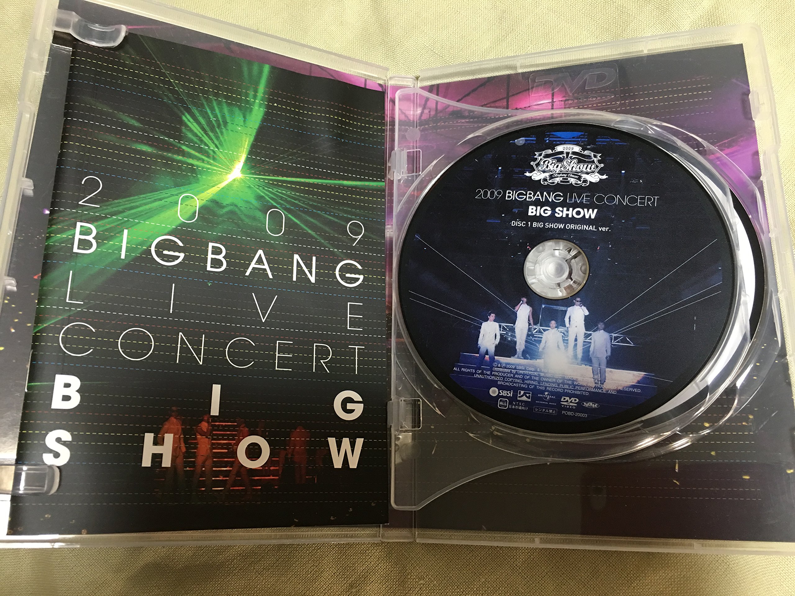 Amazon.co.jp: 2009 BIGBANG LIVE CONCERT `BIG SHOW` [DVD