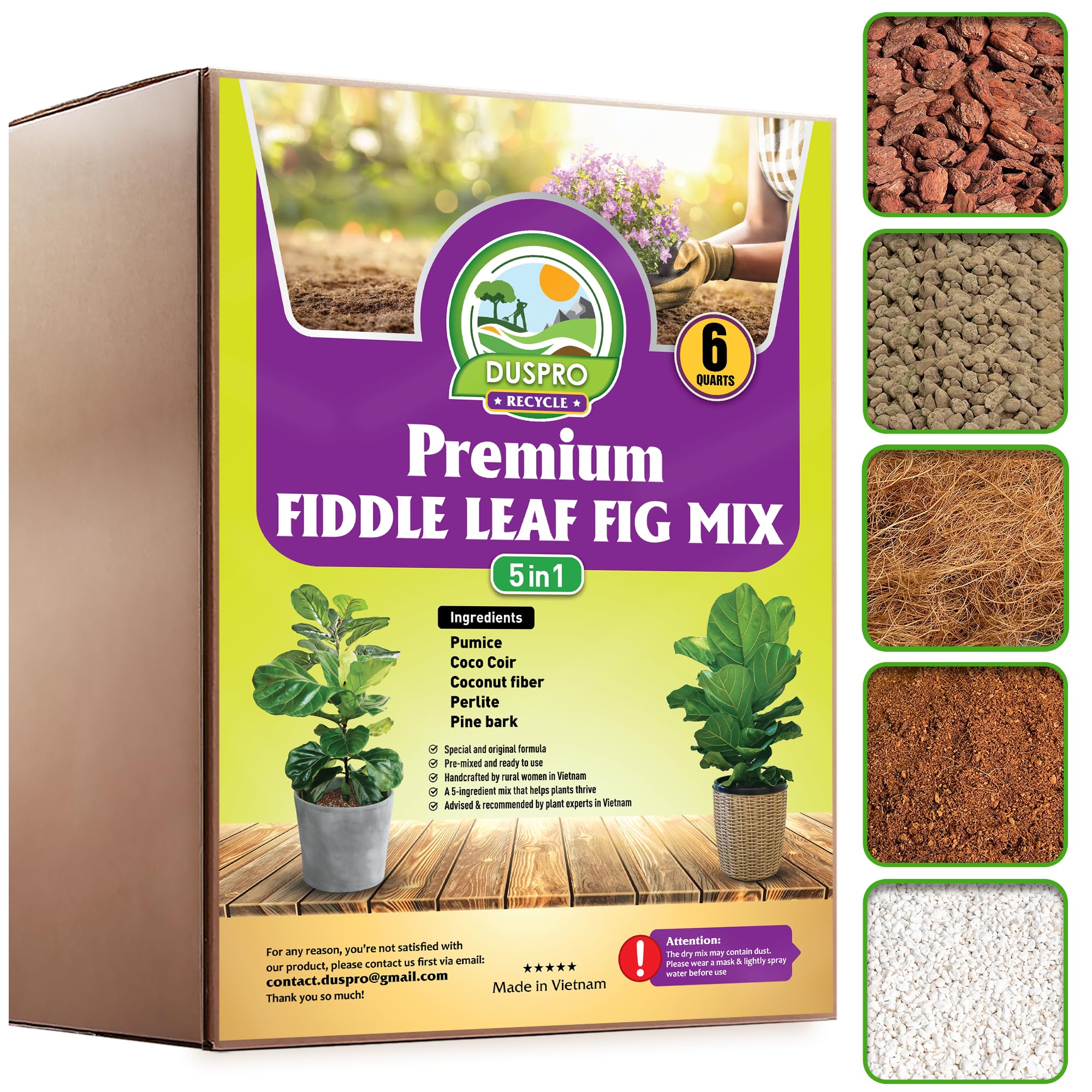 DUSPRO Recycle Fiddle Leaf Fig Soil