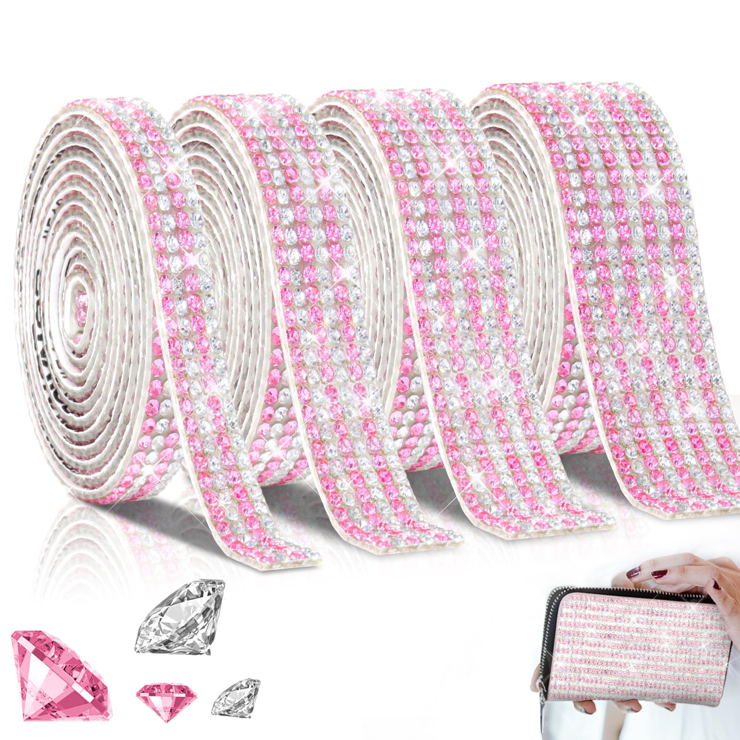 Ruban strass autocollant pour masquer les imperfections et décorer sans colle