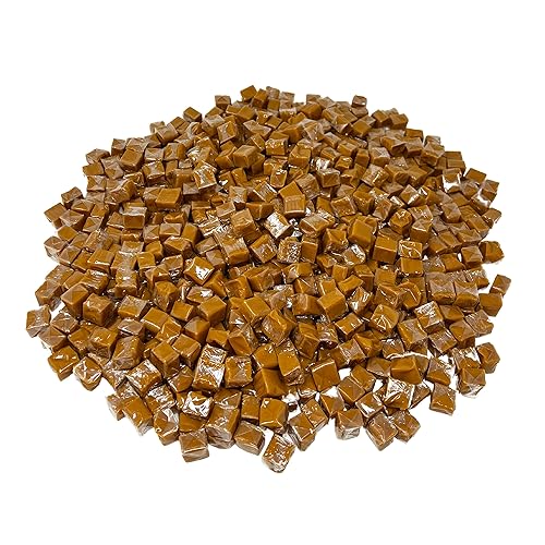 Masticables especiales de vainilla y caramelo suaves de Halloween 10 libras masticables a la antigua moda Carmel Square Gourmet Candy Snack -